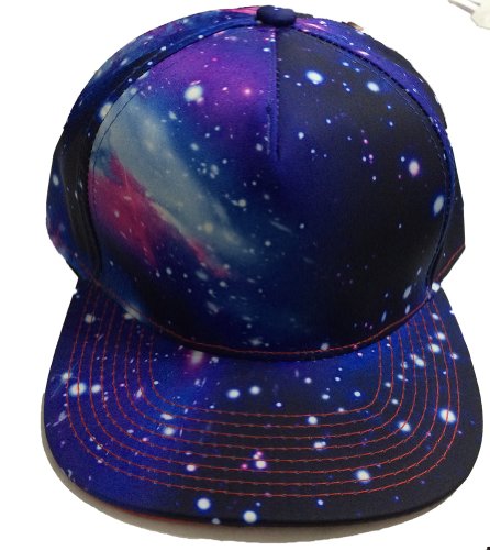 W&Hstore Galaxy Space Print Hit Hop Cap Snapback Trucker Hat (16BLUE)