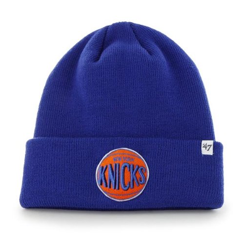 NBA New York Knicks '47 Brand Cuff Knit Hat, One Size, Royal