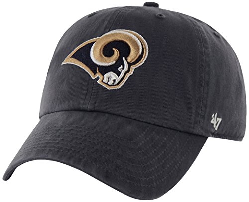 NFL St. Louis Rams Clean Up Adjustable Hat, Navy, One Size Fits All Fits All