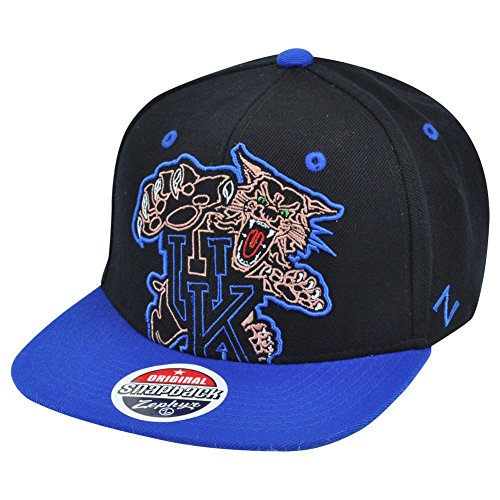 NCAA Zephyr UK Kentucky Wildcats X-Ray Snapback Flat Bill Adjustable Hat Cap