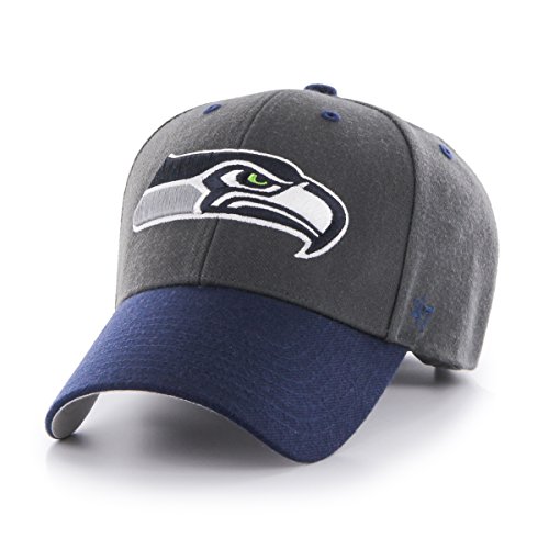 NFL Seattle Seahawks Audible Two Tone MVP Hat, One Size, Charcoal